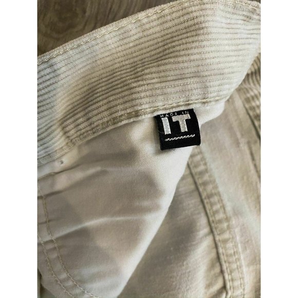 Versace Jeans Signature Beige Corduroy Jeans Pants - Picture 8 of 11